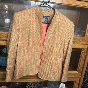 Orange and Green blazer